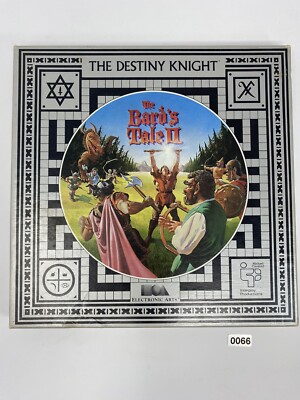 Bards Tale II Destiny Knight by Electric Arts EA for Apple II+,IIe,IIc,IIgs 1987