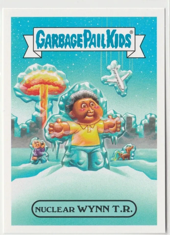 Nuclear Wynn T.R. #14a Garbage Pail Kids GPK 2017 Adam-geddon Card