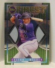 Colton Welker 2022 Topps Finest Flashbacks Rookie Colorado Rockies