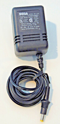 Sega Genesis Model 3 MK-1479 AC Adapter Cord for Gen 3 System