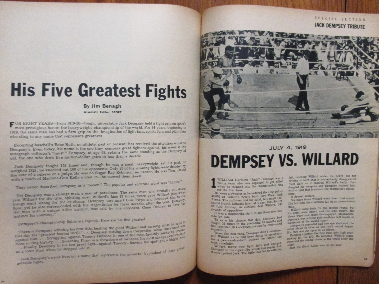 Wint-1963 Inside Boxing Mag(JACK DEMPSEY/ANGELO DUNDEE/CHRIS DUNDEE/CASSIUS CLAY - 画像2/12