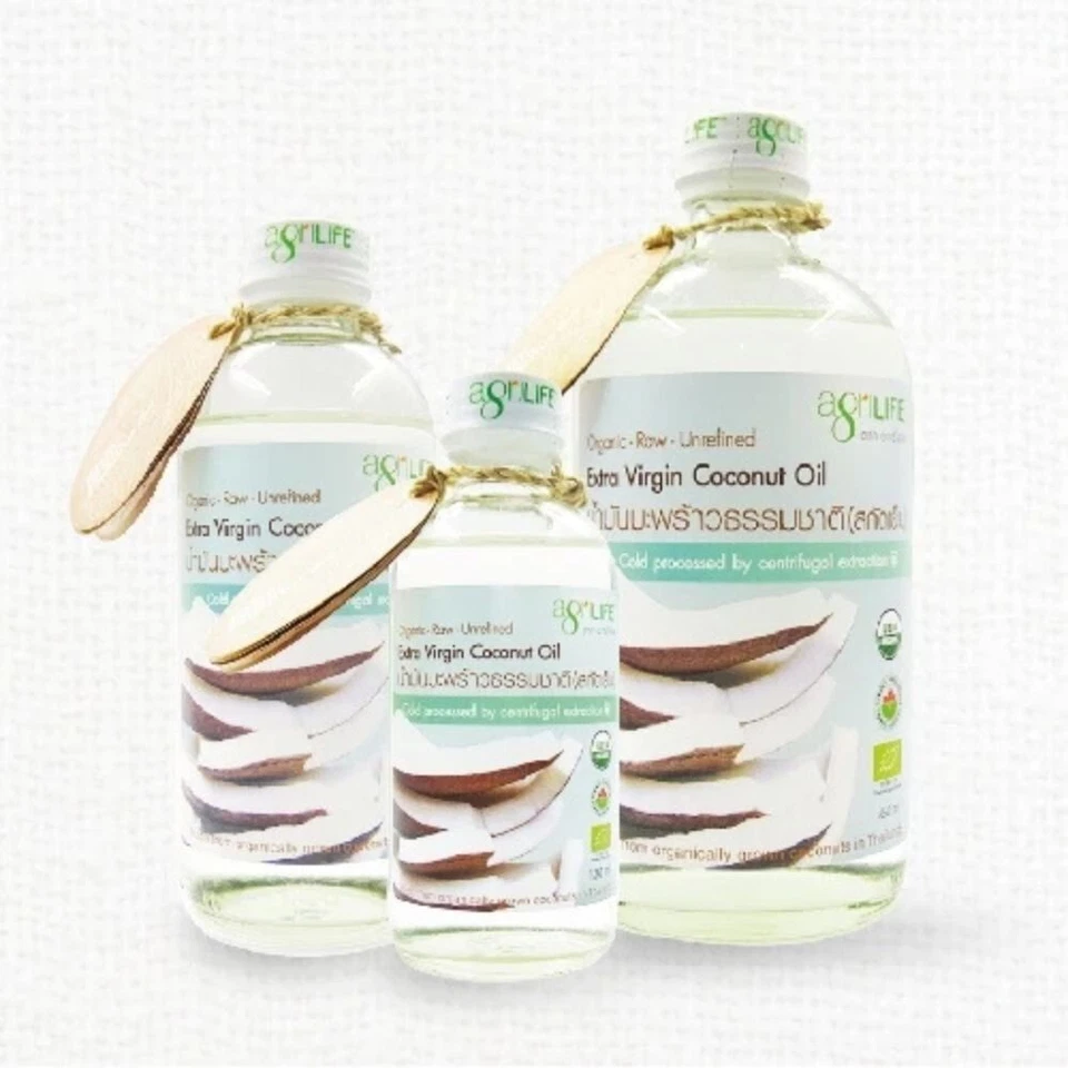 Agrilife Coconut Oil Organic Extra virgin 100% Pure Cold-Pressed Healthy 120ml - Image 3 of 4