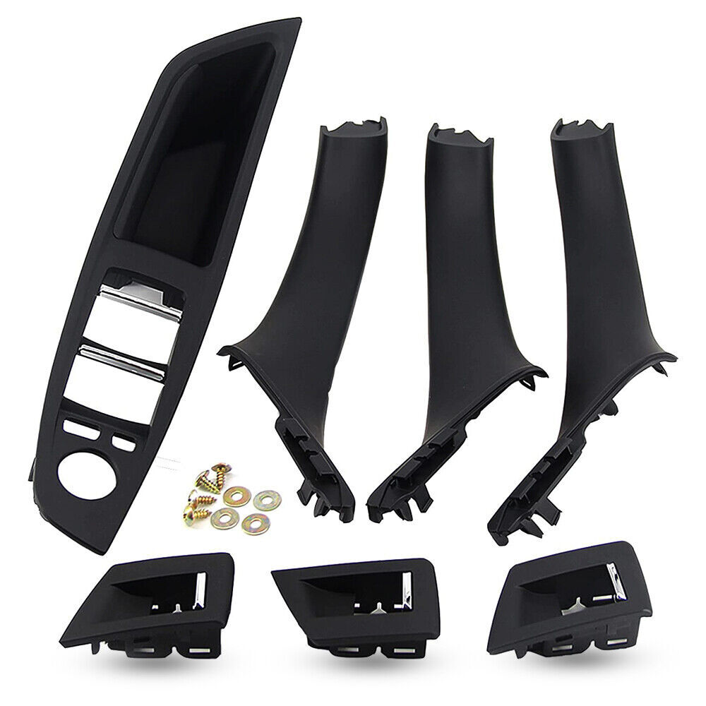 For 10-16 BMW 5 Series F10 F11 Black Inner Door