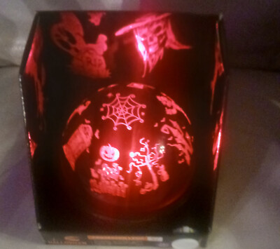 Halloween Lights Up Revolving Dome with Spooky Characters and Sounds
