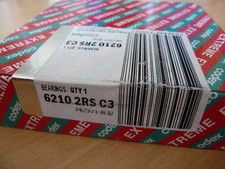 **CODEX-Rillenkugellager 6210-2RS/C3.RLQ - Dichtscheiben -  50x90x20mm ** NEU**