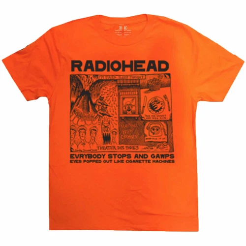 Radiohead 'Gawps' (Orange) T-Shirt - NOUVEAU ET OFFICIEL!