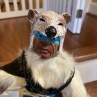 White Bear Warrior Dancer Feathered Kachina Doll Signed N. Yazzie 15" Native AM. — photo 4