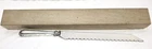 Towle Lady Constance serrated Bread Knife w/ STERLING SILVER Handle, NO monogram