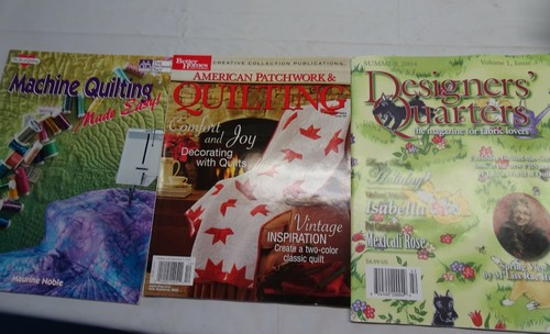 QUILTING Lot 23 Magazines Quilting Arts American Patchwork & Quilting Quiltmaker - Picture 9 of 12