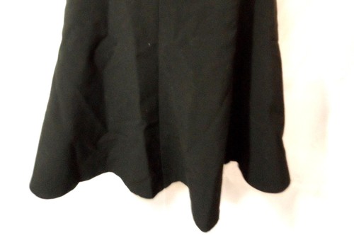 STAR CITY TULIP Skirt Jr. 7 Black a-line circle W 31" Professional Midi Basic - Picture 4 of 5