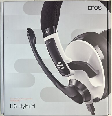 New EPOS H3 Hybrid Closed Acoustic Gaming Headset With Bluetooth