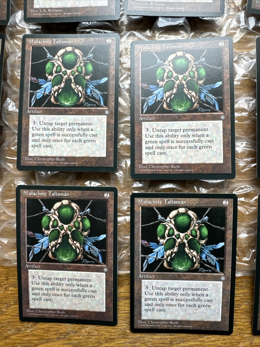 4 Complete Sets MTG Ice Age Talisman Hematite Onyx Lapis Lazuli