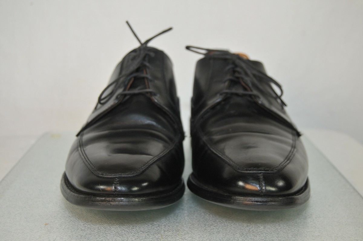 Men\'s Allen Edmonds Montgomery Black Leather Oxfords 10 D Split Toe Blucher USA Allen Edmonds Montgomery Mens Size 9 D Split Toe Blucher  main image 3