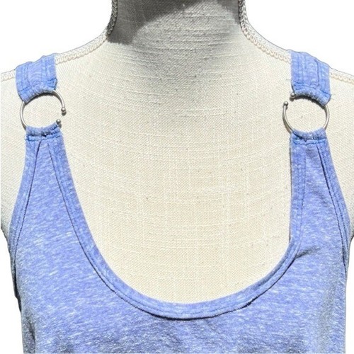 🌻NEW w/tags) FREE PEOPLE We The Free Blue Carly Tank Top Size Medium. - 第 4/12 張圖片