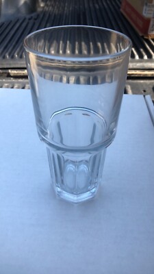 6 Libbey 15651 16 oz DuraTuff Gibraltar Stackable Casual Cooler Glass. Brand New