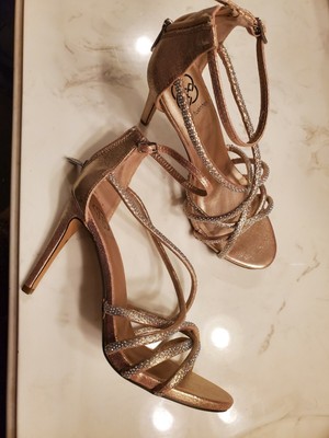 daisy fuentes rose gold heels