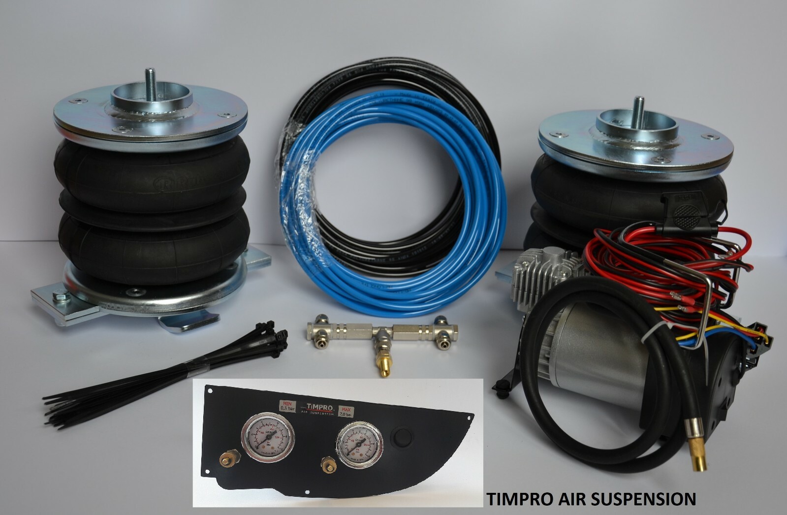 Air Suspension KIT with Compressor for Fiat Ducato 2006 2024 LHD or