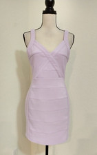 TOBI Lavender Cutout Bandage Bodycon Mini Dress SZ L A1.5-B4 MCVjhv