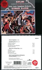 Aaron Copland, Symphony No. 3, Music for a Great City, Saint Louis SO, Slatkin