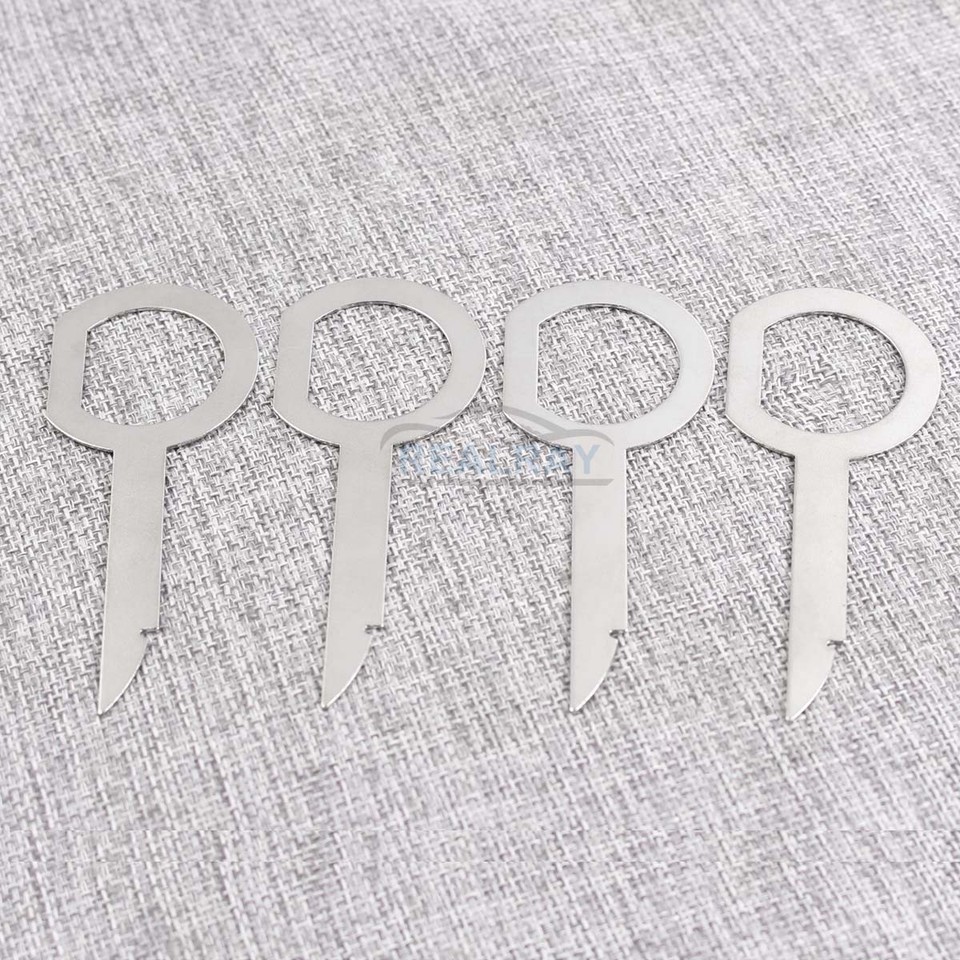 Kenwood Keys Car Stereo Radio Removal 4 Keys Remove Tool 4pcs/set For Audi For Ford For Volkswagen Pioneer Car Stereo - Foto 4