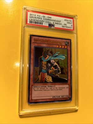 YuGiOh GRAVEKEEPER'S COMMANDANT #LCYW-EN191🔥PSA 9 MT🔥UNLIMITED