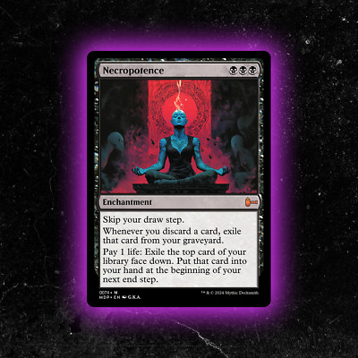 Necropotence - Custom Magic: The Gathering Card - High-Quality