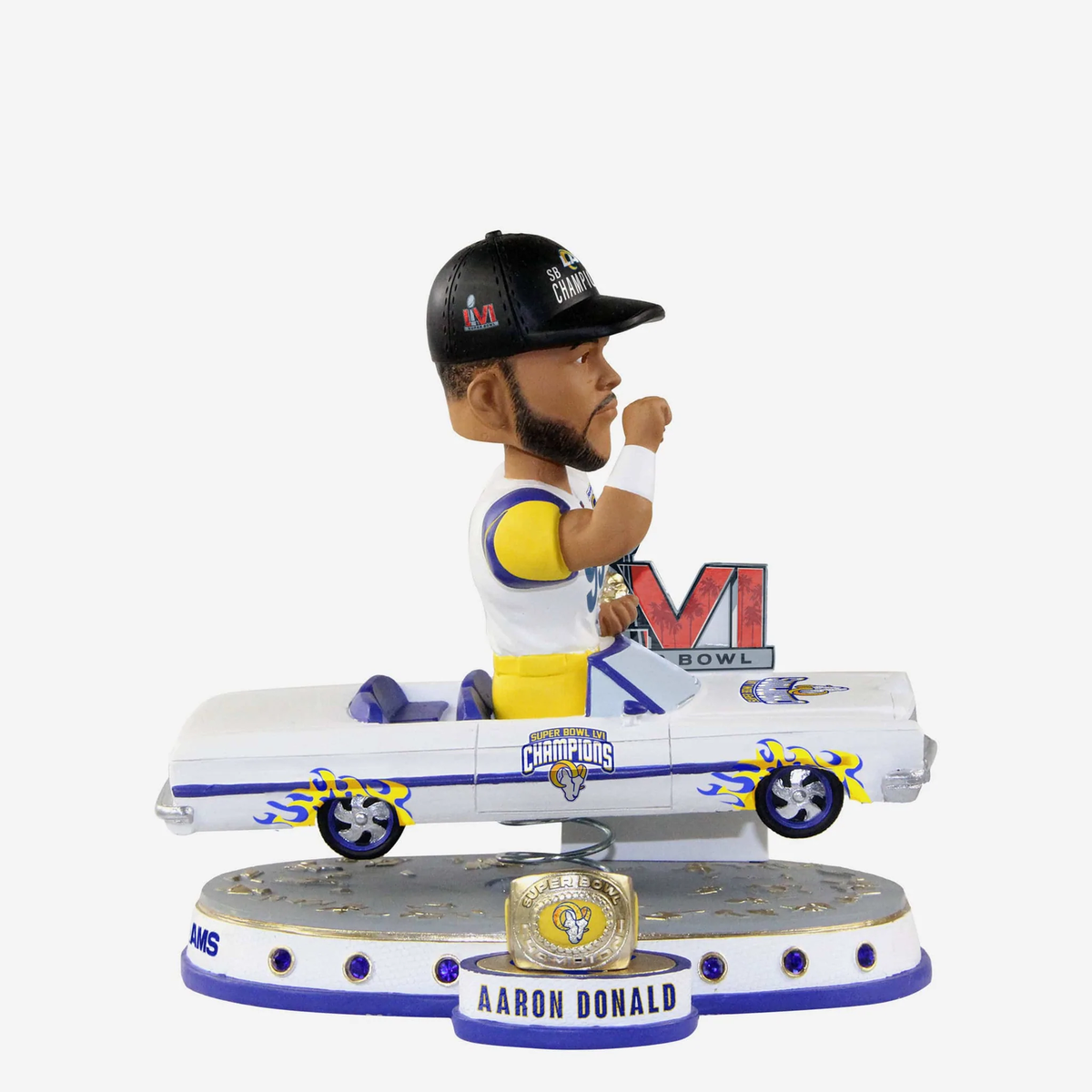 Aaron Donald Los Angeles Rams Low Rider Bobblehead NFL Football