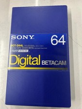 Sony BCT-D64L Digital Betacam Video Cassette, Metal, 64 minute NEW