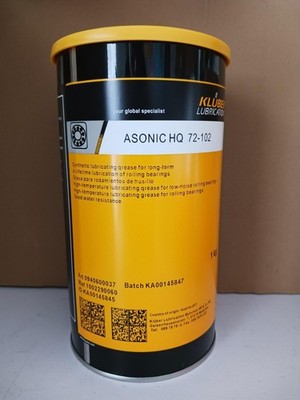 KLUBER Lubrication ASONIC HQ 72-102 Grease 1Kg ( 35.3 OZ) New free ship #zn