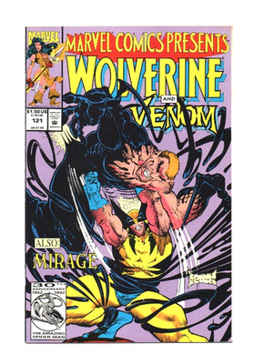 MARVEL COMICS PRESENTS #121 NM VENOM vs WOLVERINE SAM KEITH COVER GHOST RIDER