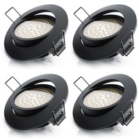 4X Brandson Led Einbaustrahler (Schwenk + Dimmbar) Einbauleuchte Einbauspot 3,5W