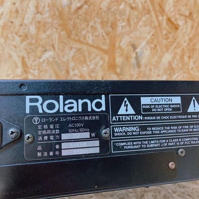 Roland S-550 Digital Sampler Vintage 12-bit Rackmount UNTESTED