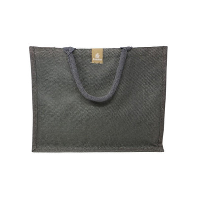 Emirates First Class Gray Jute Tote Bag   Airline Travel Gift Shopping Beach