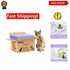 Fresh Scented Cat Pads for Tidy Cats Breeze - 50 Count, 16.9x11.4 Inch