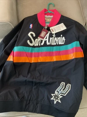 Mitchell & Ness サンアントニオスパーズ スタジャン XL Mitchell & Ness San Antonio Spurs Sports Fan Jackets for sale | eBay