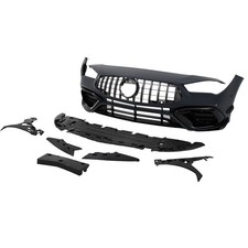 FRONT BUMPER VORNE STOßSTANGE SCHWARZ FÜR MERCEDES CLA C118 X118 2019-2023