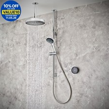 Mira Platinum Dual Ceiling Fed Wireless Digital Mixer Shower HP/Combi 1.1981.008
