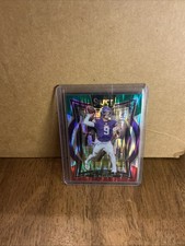 2024 Panini Select - Concourse J.J. McCarthy #24 Red & Green Shock Prizm (RC)