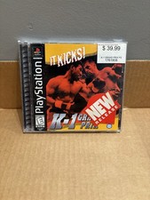 K-1 Grand Prix PS1 PlayStation 1 Complete CIB 