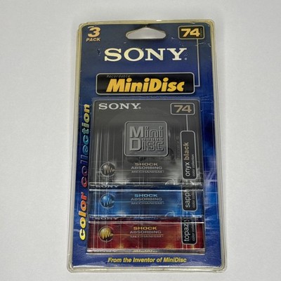 Lot De 5 Mini-disques Sony MDW-74 - 74 Min - Style Vintage Japon