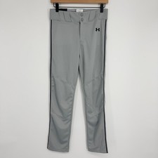 Under Armour Youth Utility Baseball Pants NEW Gray Relaxed Fit Large