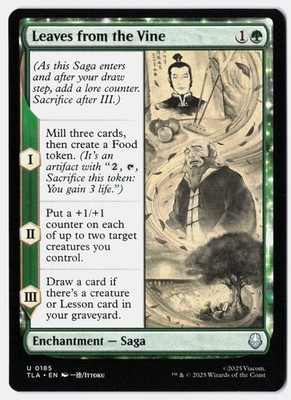 Leaves from the Vine NM Normal Avatar: The Last Airbender 185 Ittoku