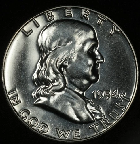 1954 FRANKLIN HALF DOLLAR FLASHY PROOF