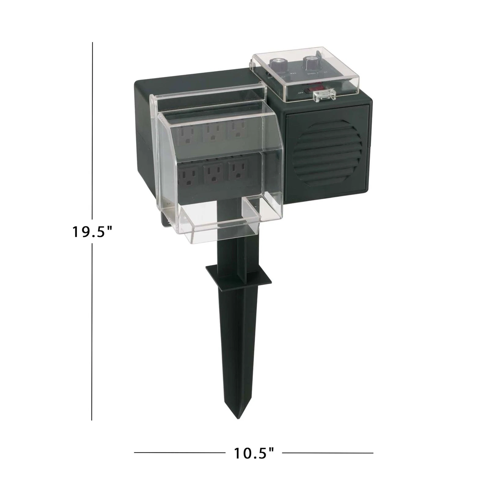 Mr. Christmas Outdoor Christmas Lights Power Strip Stake - Thumbnail 3