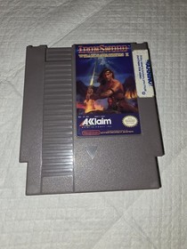Acclaim IronSword: Wizards & Warriors II (Nintendo NES) cartuccia gioco con custodia
