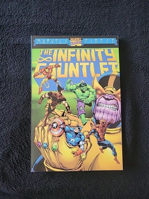 Marvel's Finest The Infinity Gauntlet 3rd Print  April 1999.  Soft Cover Good