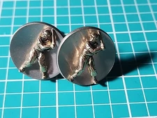 Vintage Swank Baseball Batter Cufflinks - Gold & Silver Tone