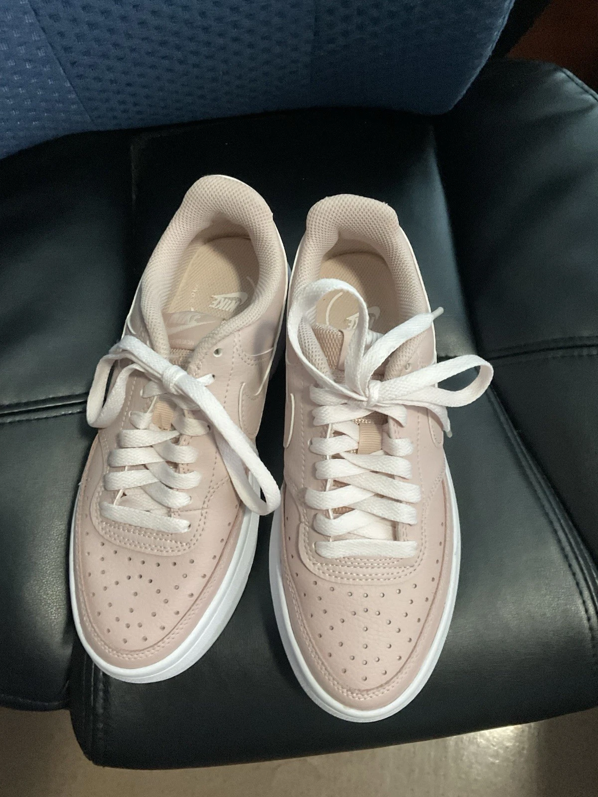 Scarpe Nike Court Vision Alta Oxford rosa da donna taglia 9