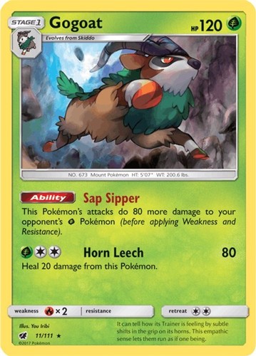Gogoat - 11/111 - NM - SM - Crimson Invasion