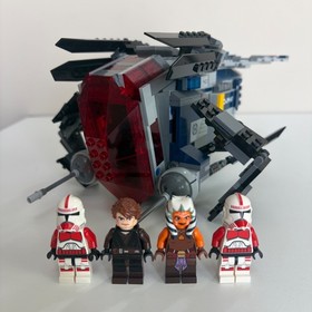 Lego Coruscant Police Gunship 75046 Star Wars 100% Complete Set The Clone Wars